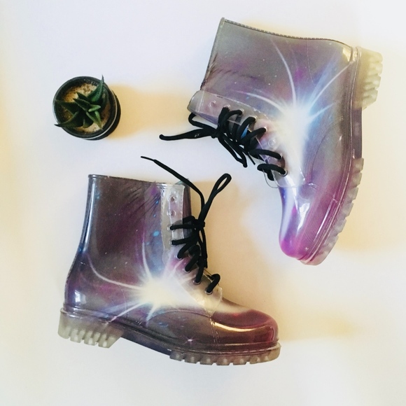 galaxy rain boots